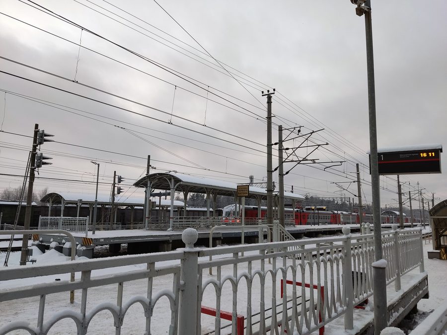 Stazione ferroviaria di Zelenogorsk a San Pietroburgo