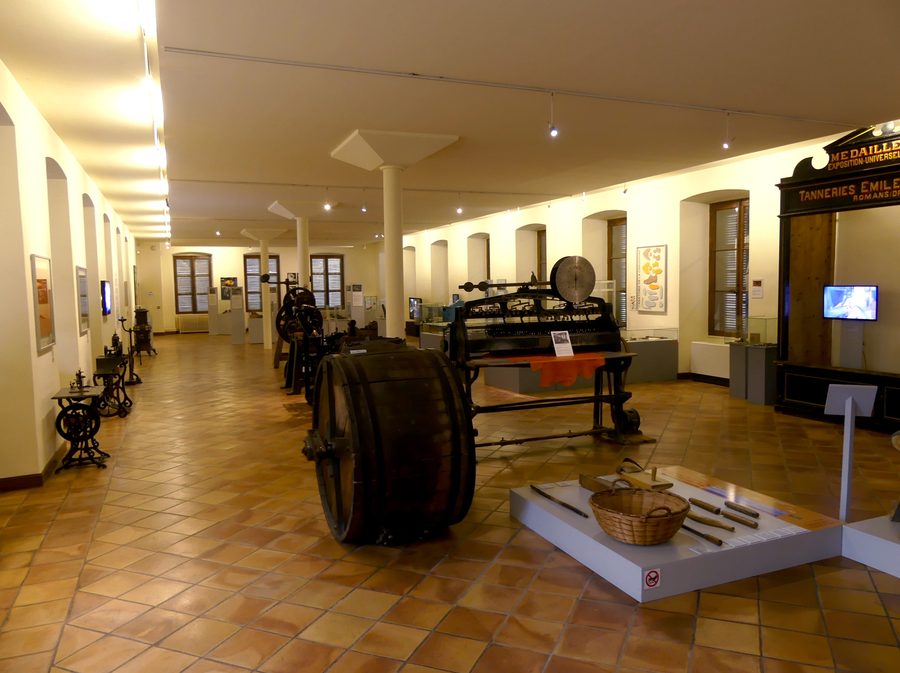 Primo piano del Museo Internazionale della Calzatura a Romans-sur-Isère