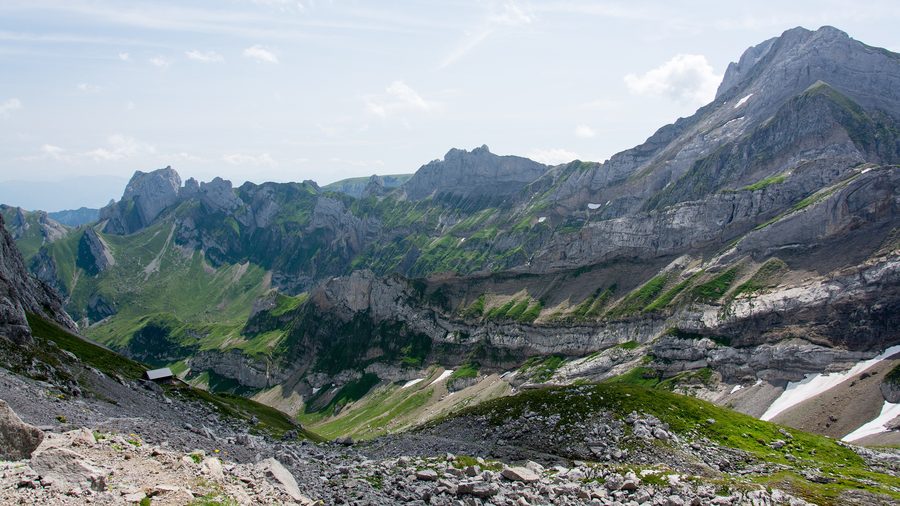 Paesaggio montano nel Canton Appenzello Interno
