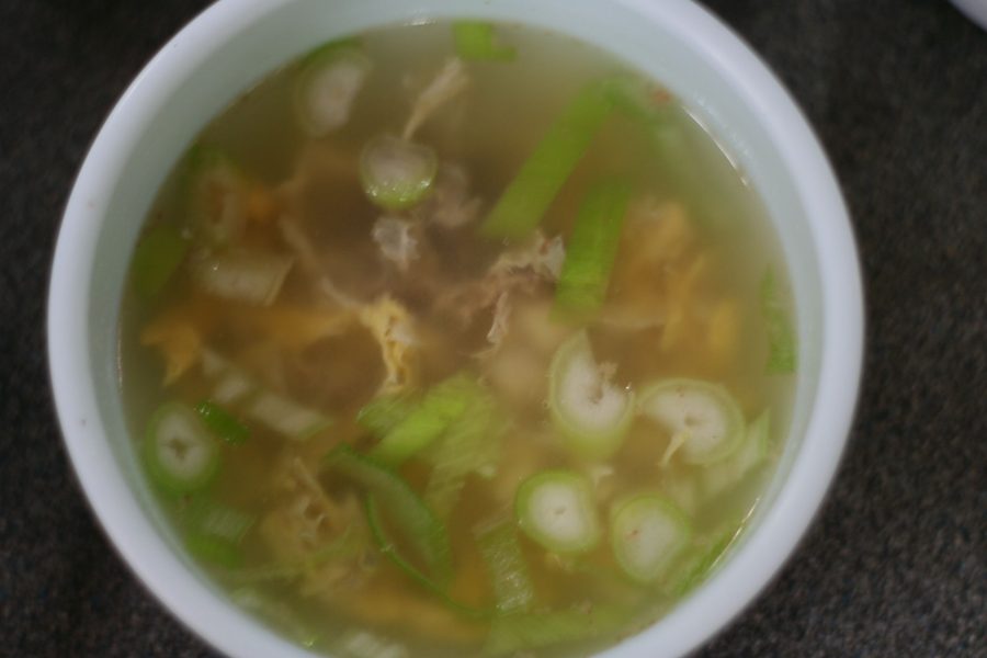 Zuppa coreana Bugeoguk con pollack di Alaska essiccato