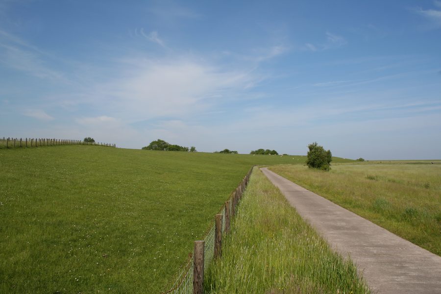 Diga vicino a Fedderwadersiel a Butjadingen