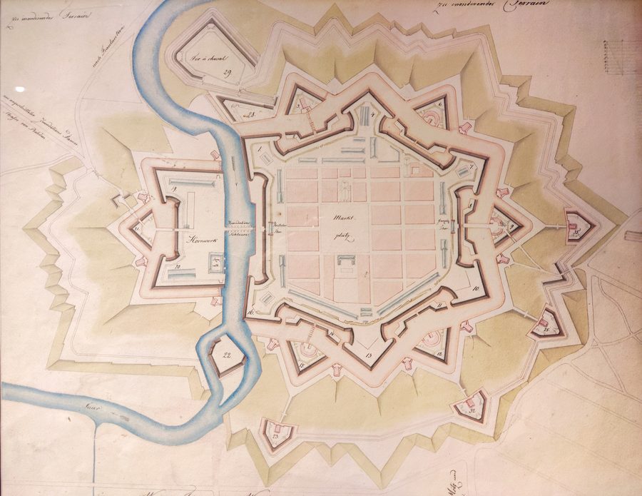 Fortezza di Saarlouis con hornwerk