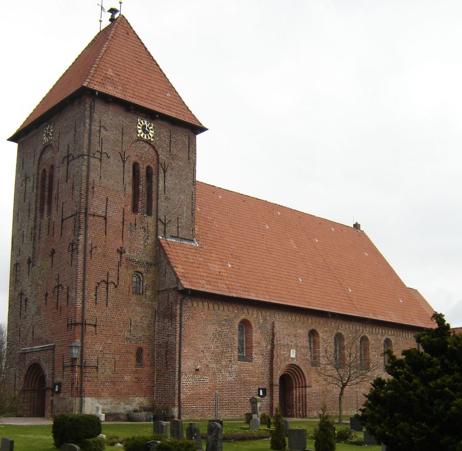 Chiesa di San Lamberto a Mildstedt in Nordfriesland