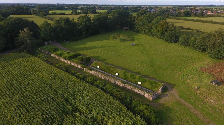 Veduta aerea dell'Arnkielpark a Munkwolstrup