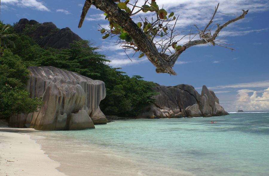 Scogli di granito ad Anse Source d’Argent a La Digue