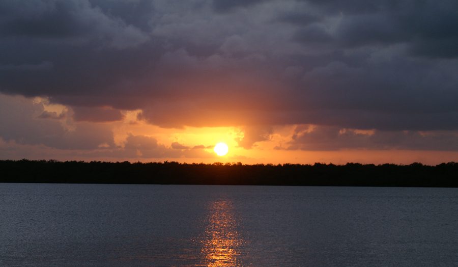 Tramonto alla Praia do Jacaré a Cabedelo, Paraíba