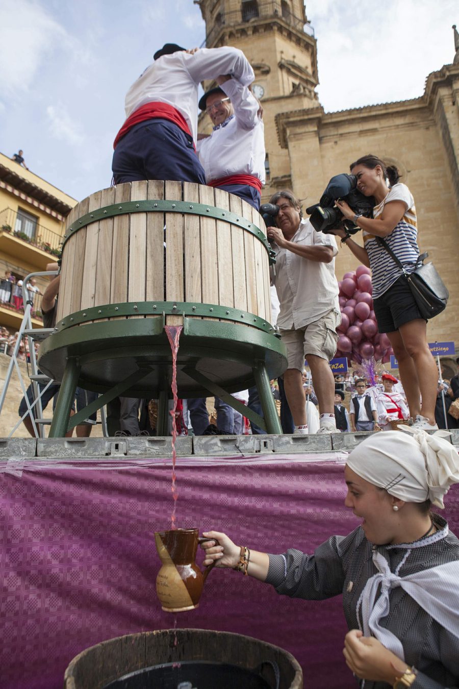 Festa della vendemmia a Labastida nella Rioja Alavesa
