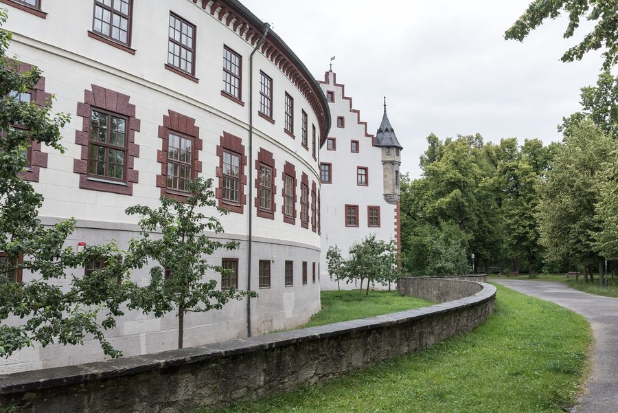 Vista esterna del Castello Elisabethenburg a Meiningen