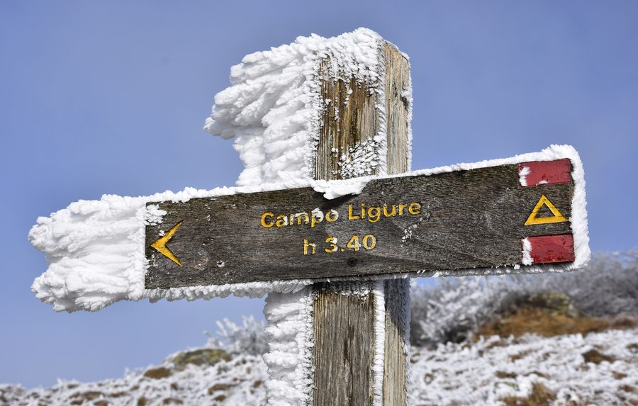 Paesaggio nei pressi di Campo Ligure nel Parco naturale regionale del Beigua