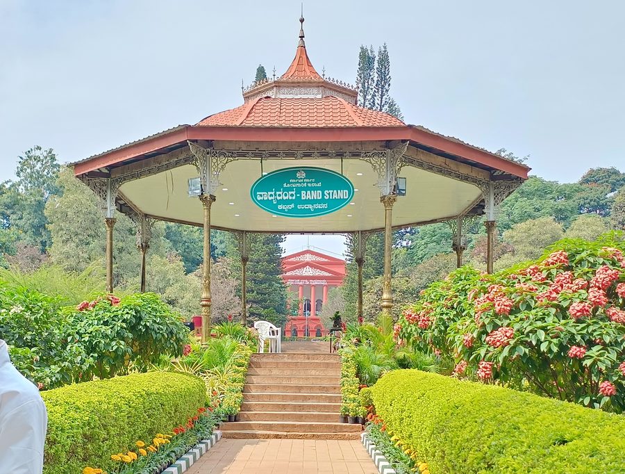 Bandstand nel Cubbon Park a Bengaluru