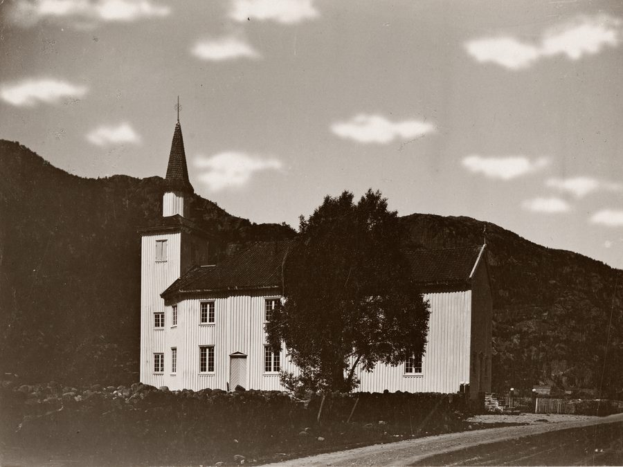 Chiesa di Hægebostad in Agder, Norvegia