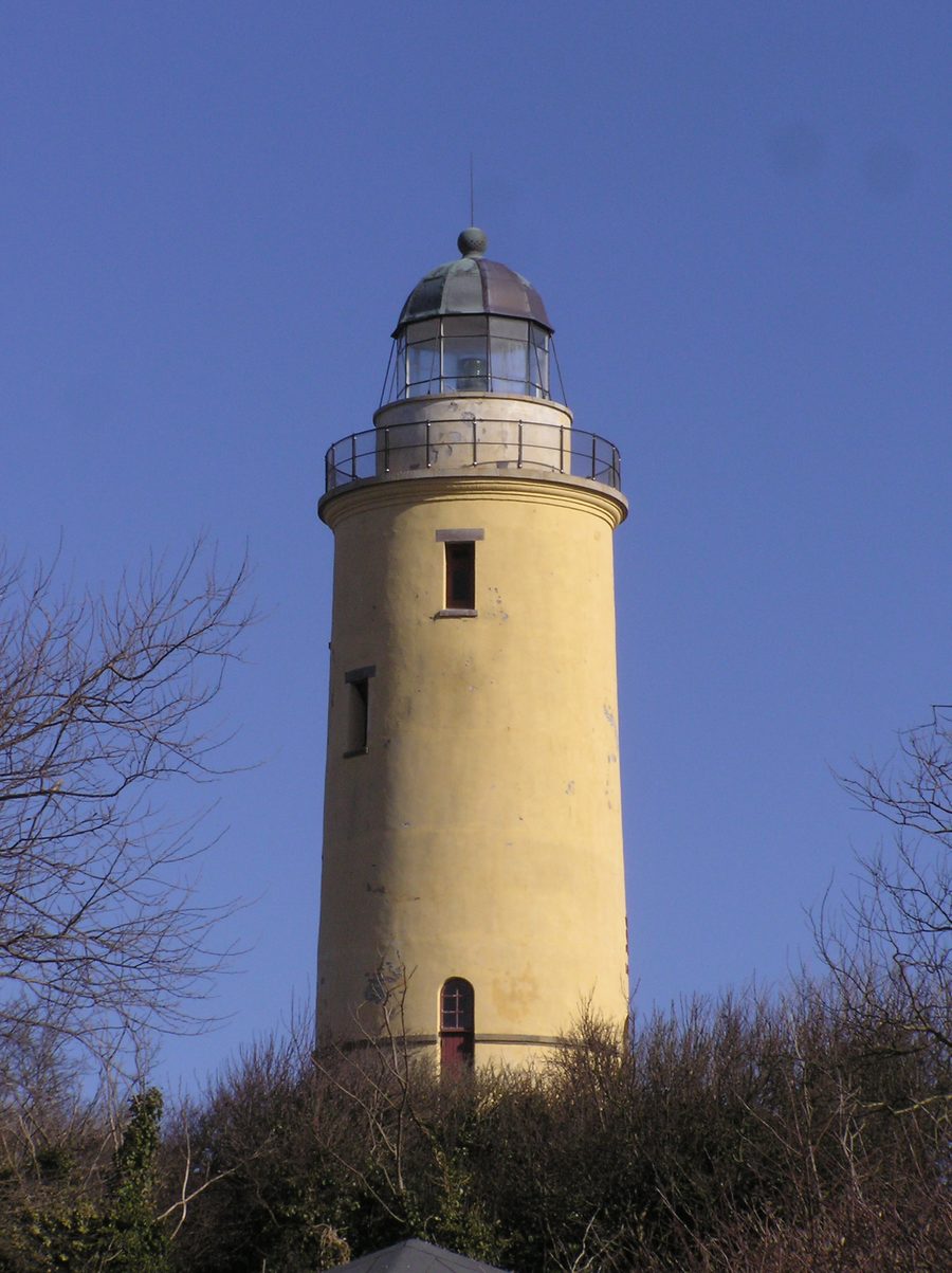 Faro di Sejerø sulla costa dell'isola danese