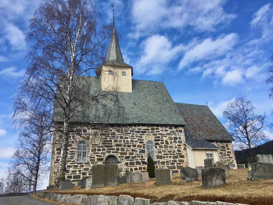Slidredomen, la chiesa di pietra medievale a Vestre Slidre