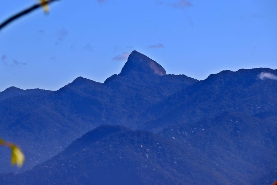 Paesaggio montano boscoso nella Reserva Biológica do Tinguá