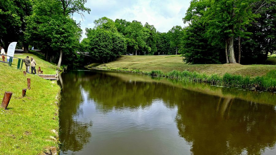 Il canale di Elbląg presso Elbląg, nel voivodato di Varmia-Masuria