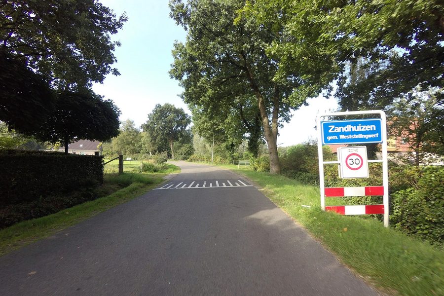 Vista di Zandhuizen a Weststellingwerf
