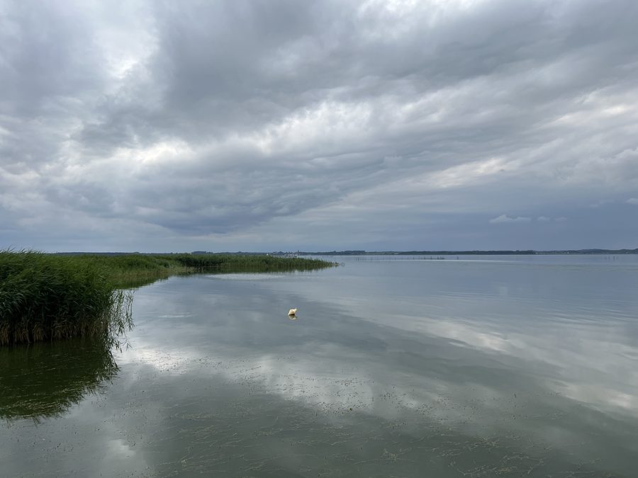 Vista sul Peenestrom vicino a Usedom