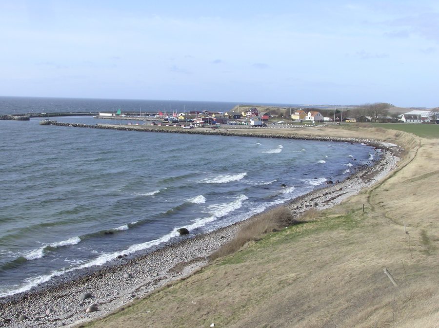 Porto di Sejerø con barche