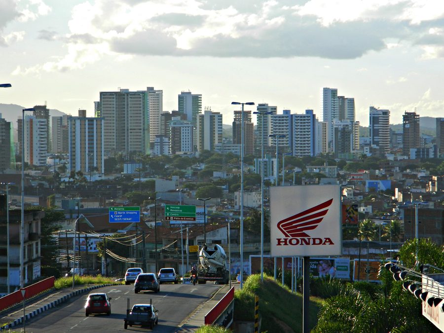 Vista di Caruaru a Pernambuco, Brasile