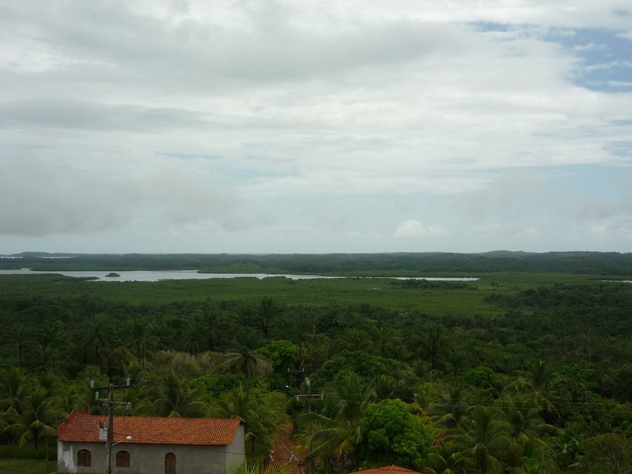 Vista sulla Baía de Camamu nello stato brasiliano di Bahia