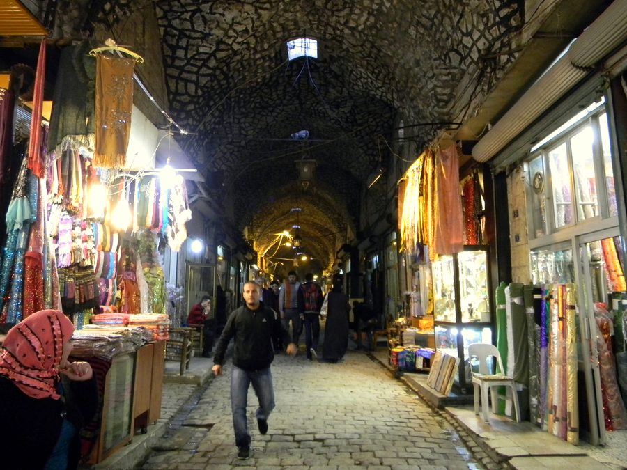Area coperta del Al-Madina-Suq ad Aleppo