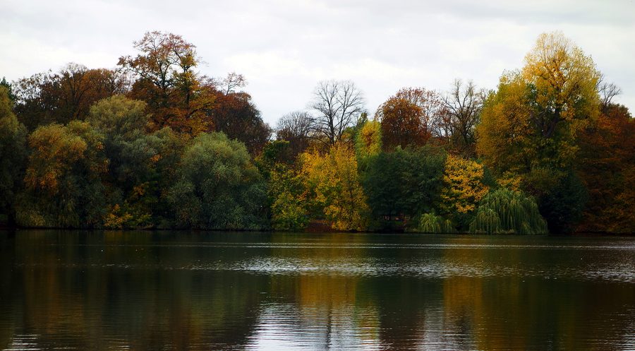 Vista del Weiße See a Berlino-Weißensee