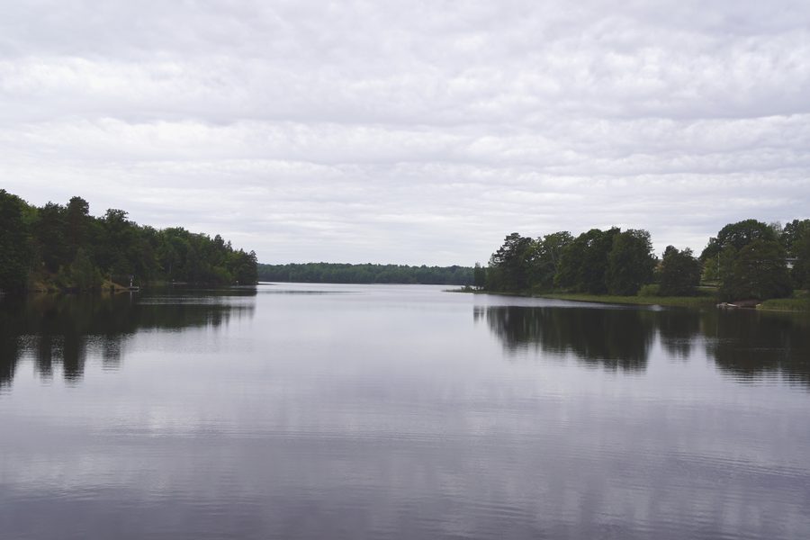 Lago Hjorten nel comune di Västervik, Svezia
