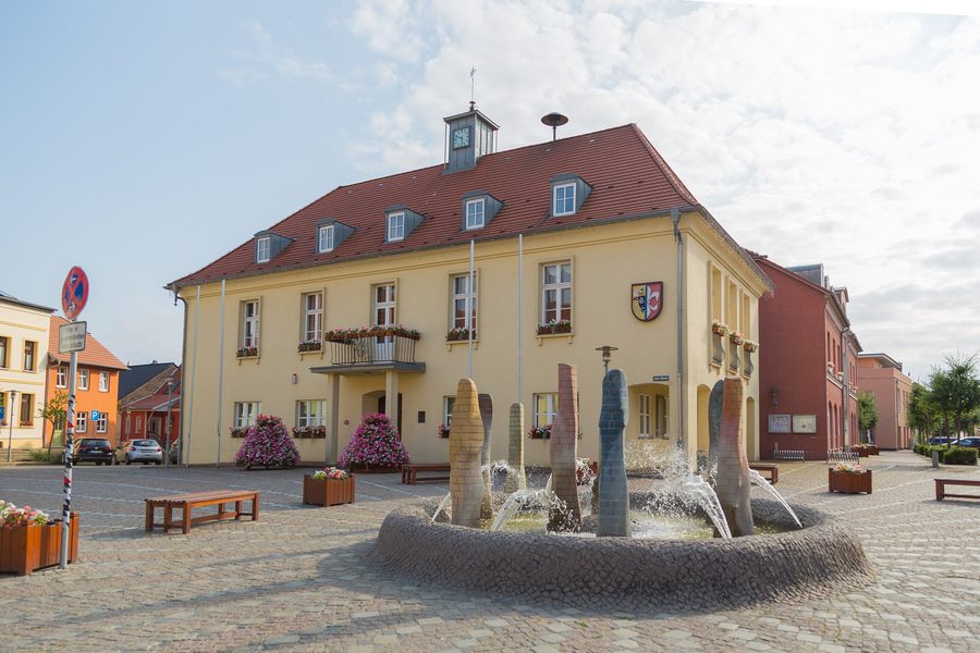 Municipio della città di Tessin nel distretto di Rostock