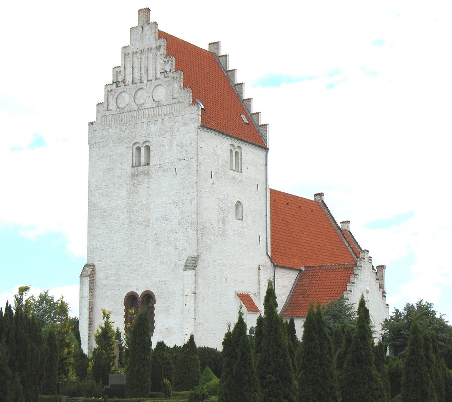 Chiesa di Horbelev sull'isola danese di Falster
