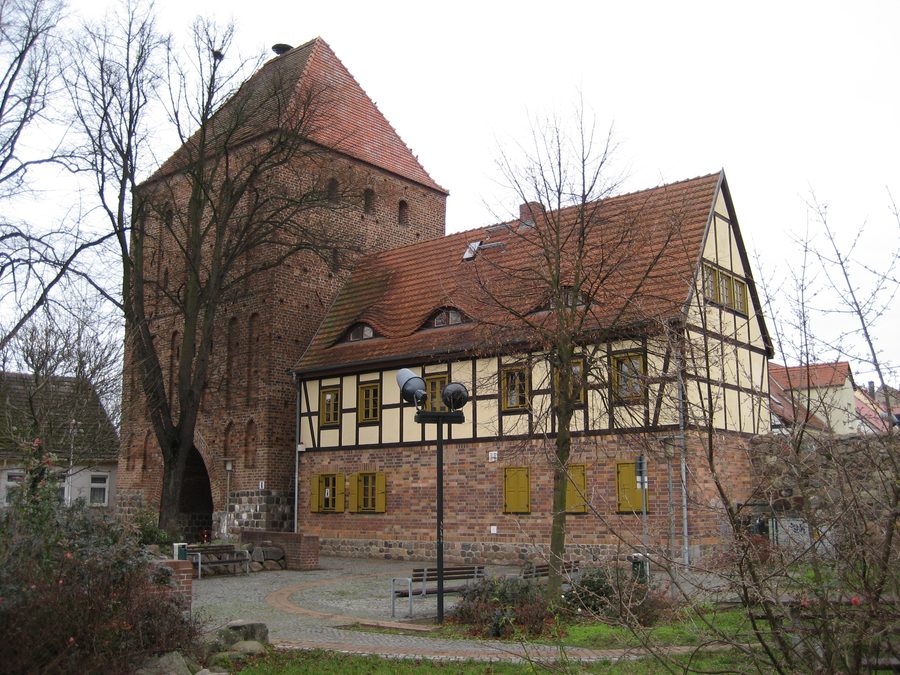 Prenzlauer Tor e edificio annesso del museo civico a Pasewalk