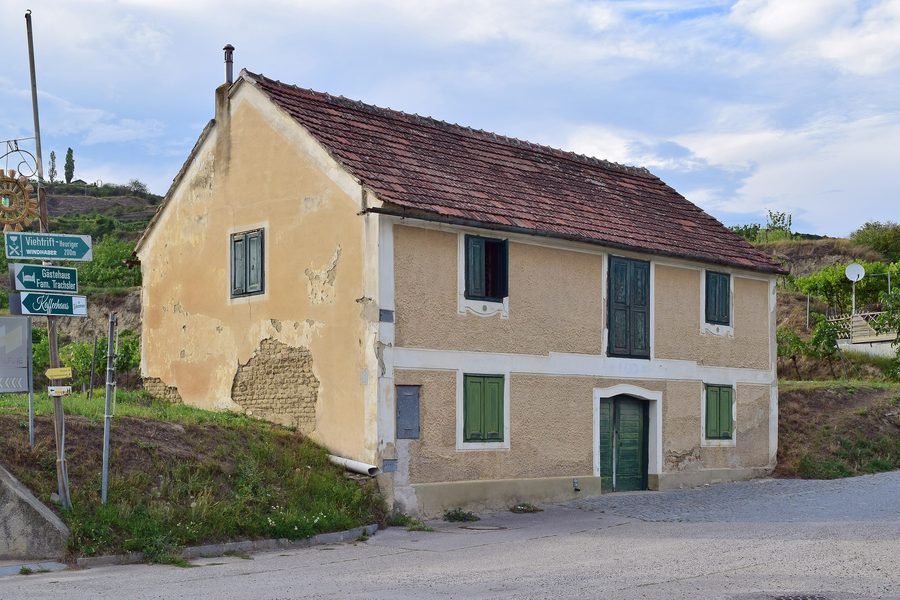 Kellergasse Viehtrift con cantine di pressatura a Rohrendorf bei Krems