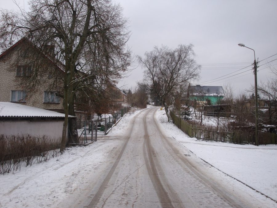 Vista del villaggio di Sycowa Huta vicino a Kościerzyna, Polonia