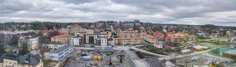 Vista panoramica di Norrtälje nella contea di Stoccolma, Svezia