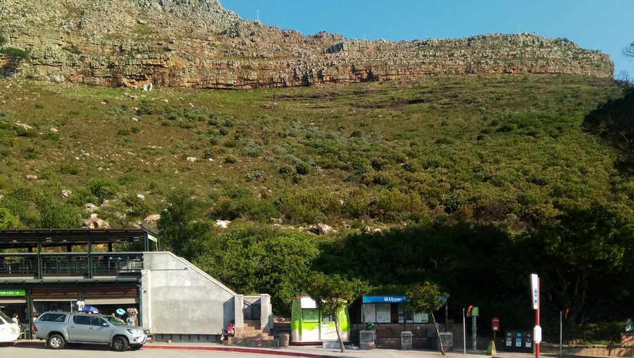 Vista sulla Table Mountain a Città del Capo