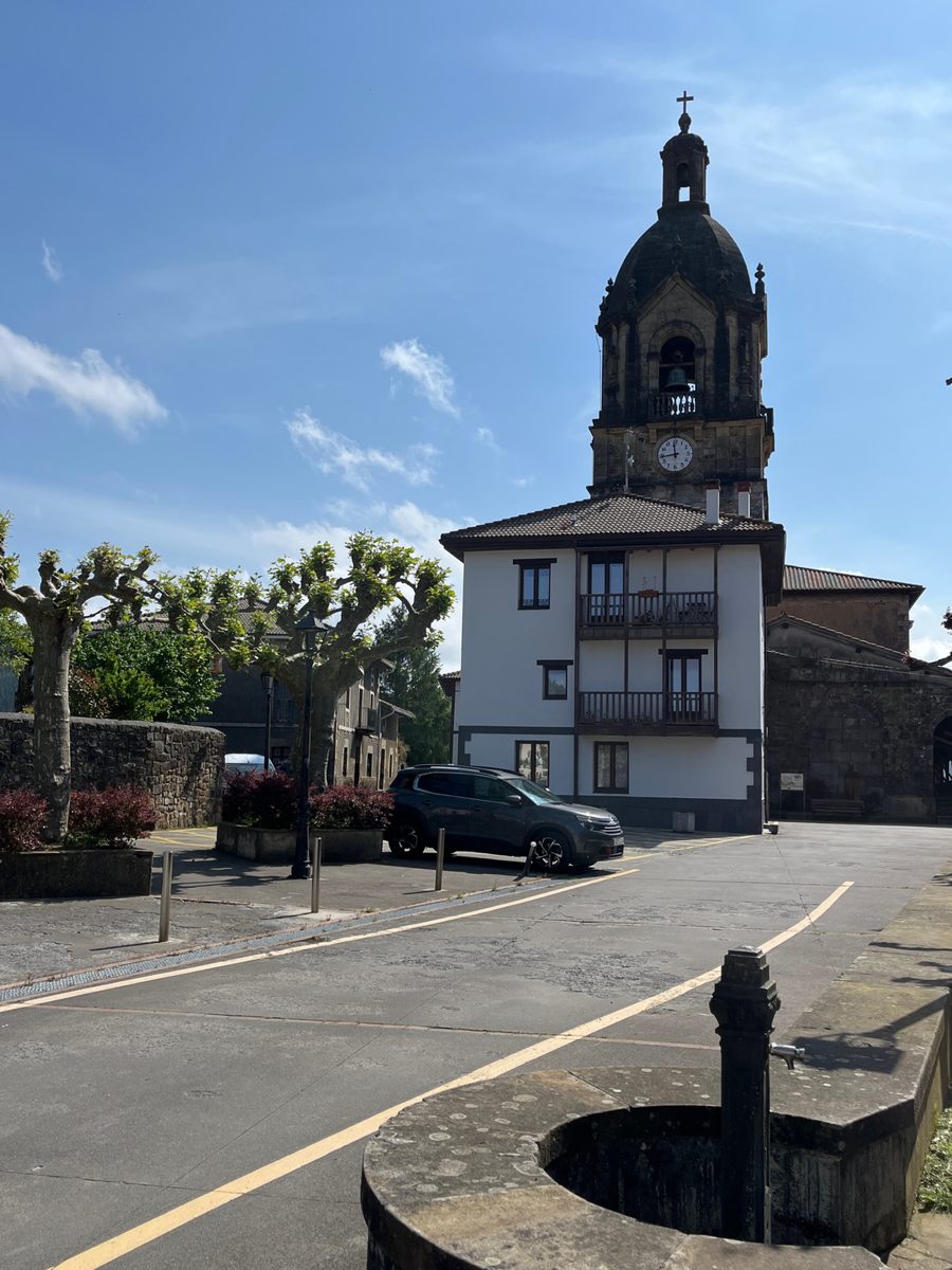 Paesaggio rurale ad Arrieta in Bizkaia