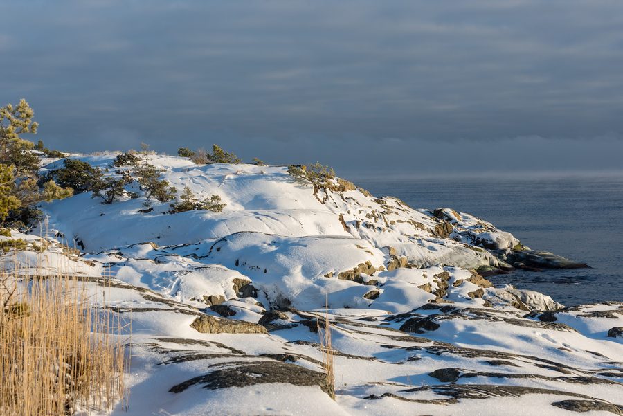 Paesaggio dell'isola di Utö nel comune di Haninge, arcipelago di Stoccolma