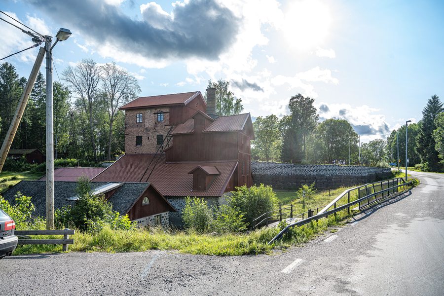 Altoforno della storica Granbergsdals hytta a Karlskoga