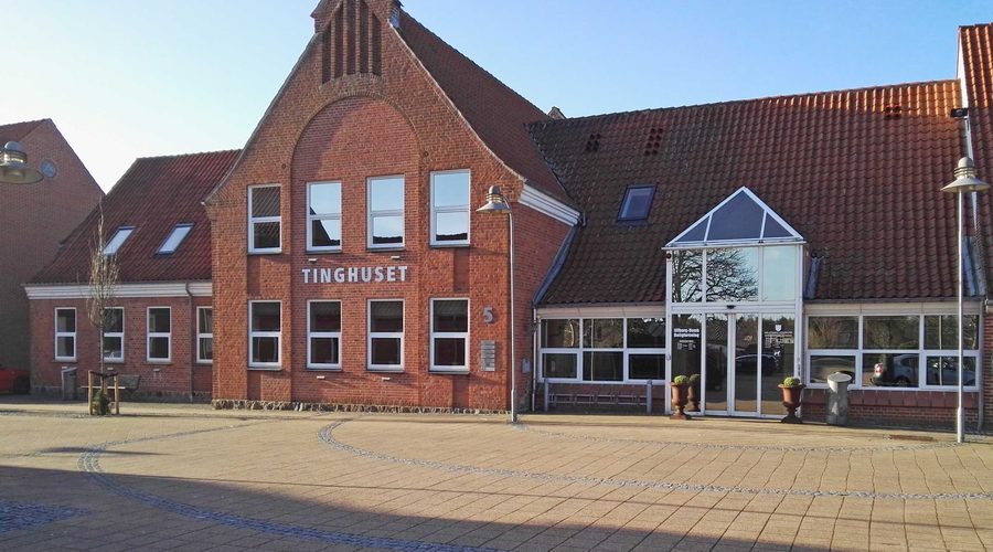 L'ex municipio del comune di Ulfborg-Vemb a Ulfborg