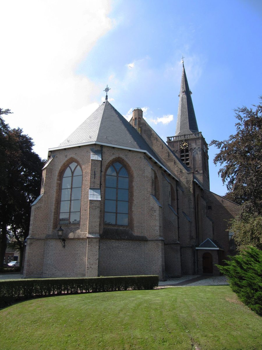 Edificio storico della chiesa sulla Kerksingel a Ridderkerk
