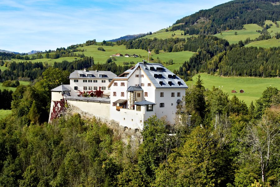 Veduta aerea del Castello di Mittersill