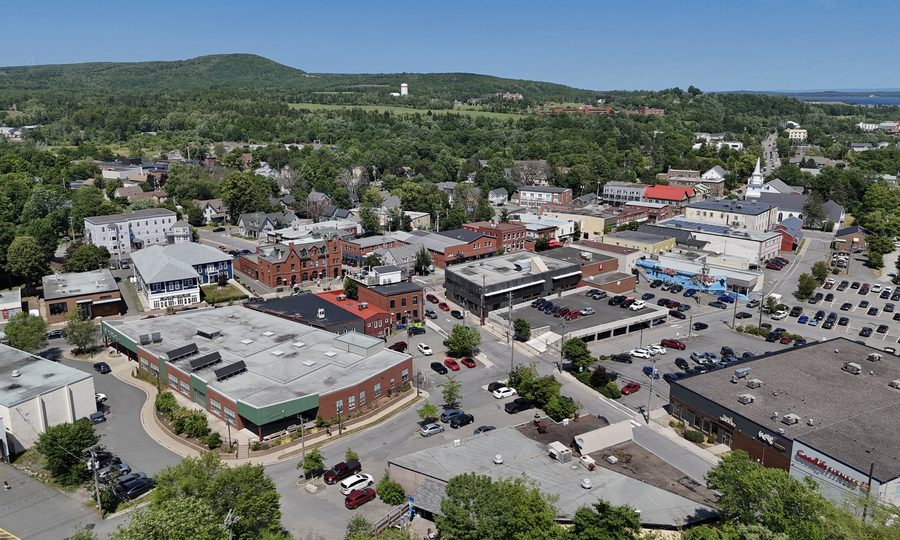 Vista di Antigonish, Nuova Scozia, Canada