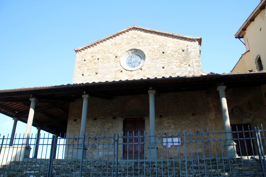 Veduta esterna della chiesa di San Martino alla Palma a Scandicci