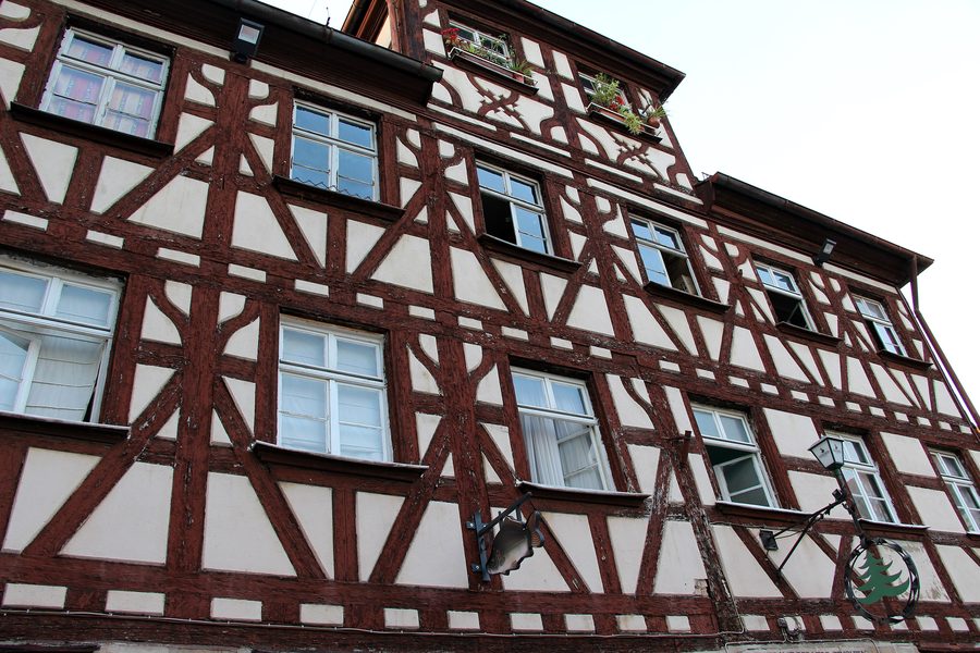 Casa a graticcio storica in Königstraße a Fürth