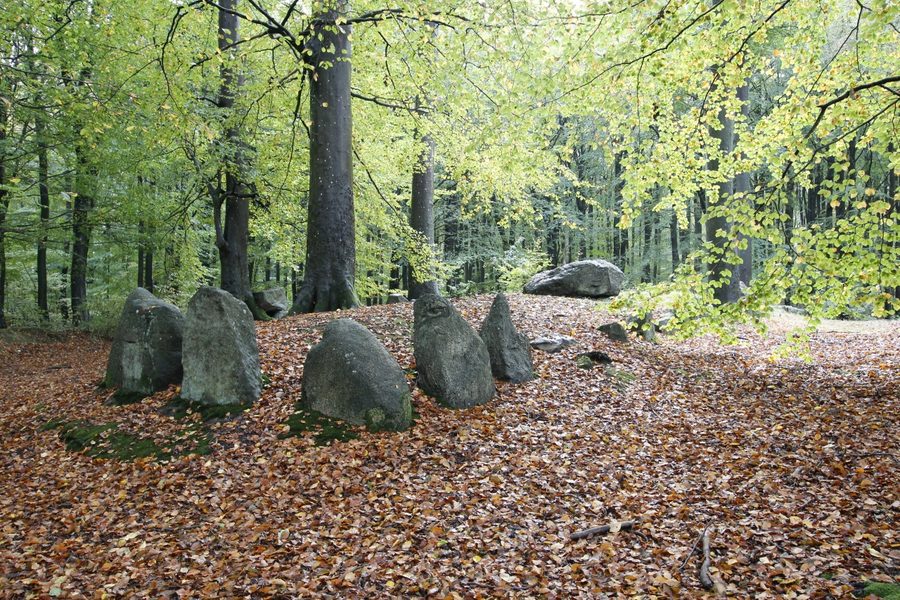 Dolmen presso Blommeskobbel sull’isola di Alsen, Danimarca