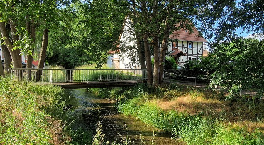 La Dramme presso Obernjesa nel comune di Rosdorf nel circondario di Göttingen