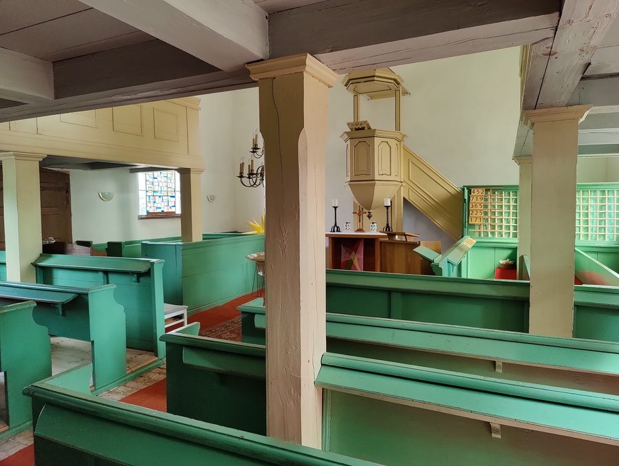 Chiesa evangelica del villaggio di Seddin nel comune di Seddiner See