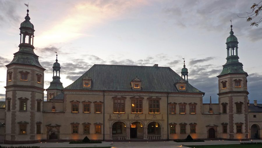 Castello (palazzo episcopale) a Kielce in Polonia