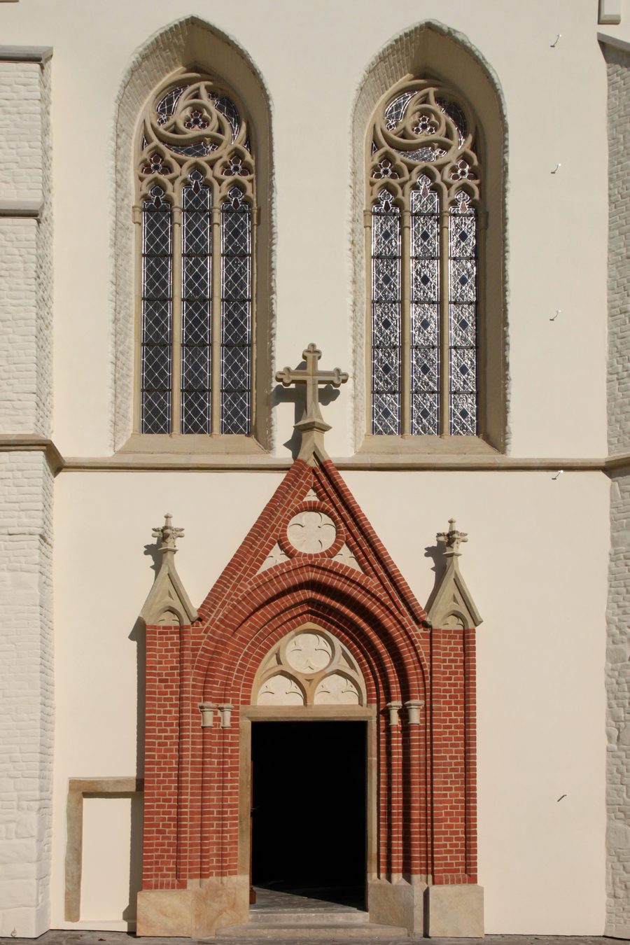 Facciata della cappella del castello di san Tommaso di Canterbury a Racibórz