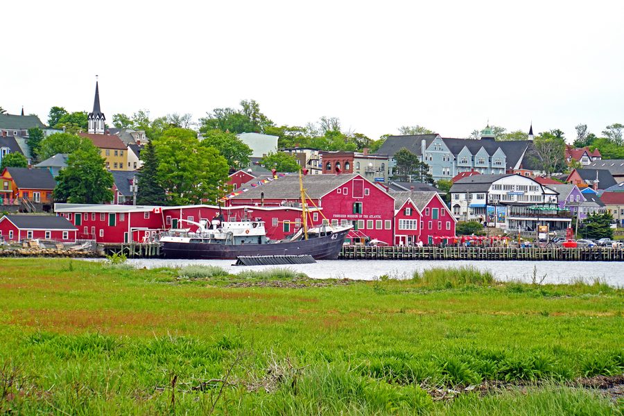 Case storiche e area portuale di Lunenburg in Nuova Scozia