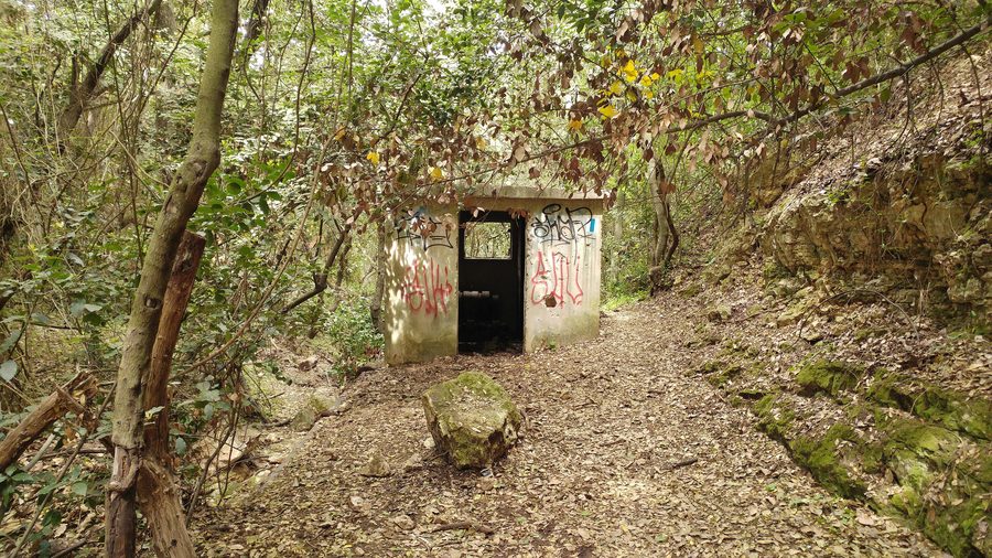 Vecchia stazione di pompaggio a Wadi Lotem